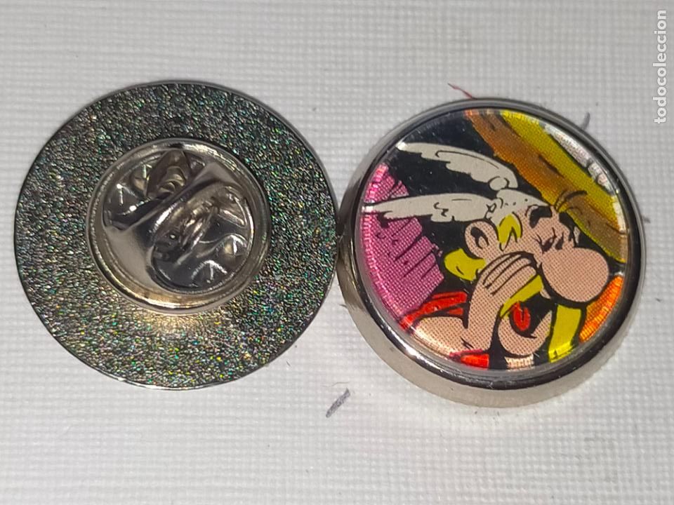 Pins de colecci&oacute;n: PIN REDONDO METAL - dibujos animados c&oacute;mic Ast&eacute;rix y Ob&eacute;lix