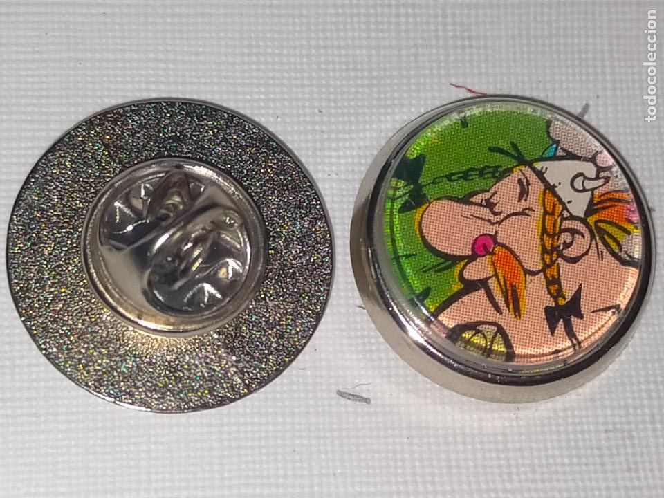 Pins de colecci&oacute;n: PIN REDONDO METAL - dibujos animados c&oacute;mic Ast&eacute;rix y Ob&eacute;lix