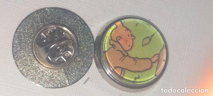 Pins de colecci&oacute;n: PIN REDONDO METAL - dibujos animados c&oacute;mic las aventuras de Tint&iacute;n y mil&uacute;