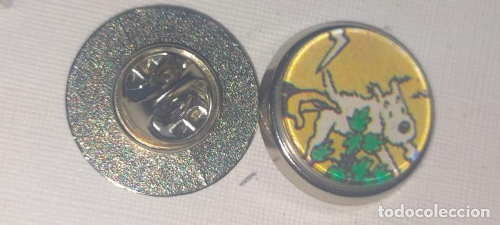 Pins de colecci&oacute;n: PIN REDONDO METAL - dibujos animados c&oacute;mic las aventuras de Tint&iacute;n y mil&uacute;
