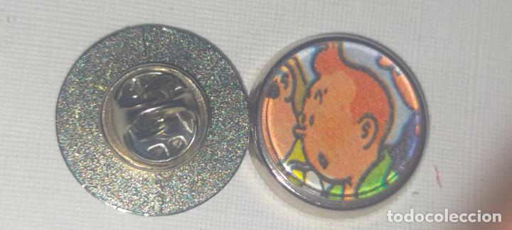 Pins de cole&ccedil;&atilde;o: PIN REDONDO METAL - dibujos animados c&oacute;mic las aventuras de Tint&iacute;n y mil&uacute;