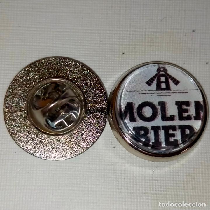 Pins e Spille di collezione: pin redondo metal - CERVEZA molen bier