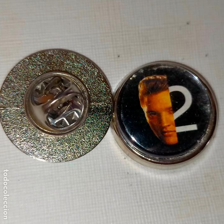 Pins e Spille di collezione: pin redondo metal - musica cantante grupo - ELVIS