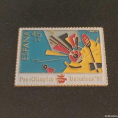 Pins de colección: PIN OLIMPIADA BARCELONA 92 EN FORMA DE SELLO. Lote 399691199