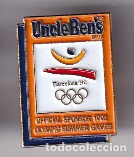 Pins de colecci&oacute;n: PIN DE UNCLE BEN'S DE LAS OLIMPIADAS DE BARCELONA 92 (OLYMPIC GAMES)