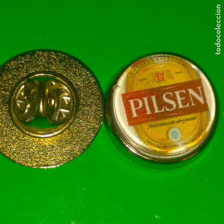Pin's de collection: pin redondo metal - CERVEZAS DEL MUNDO - BEBIDAS Y CERVEZAS ESPA&Ntilde;OLA O INTERNACIONAL . VER FOTO