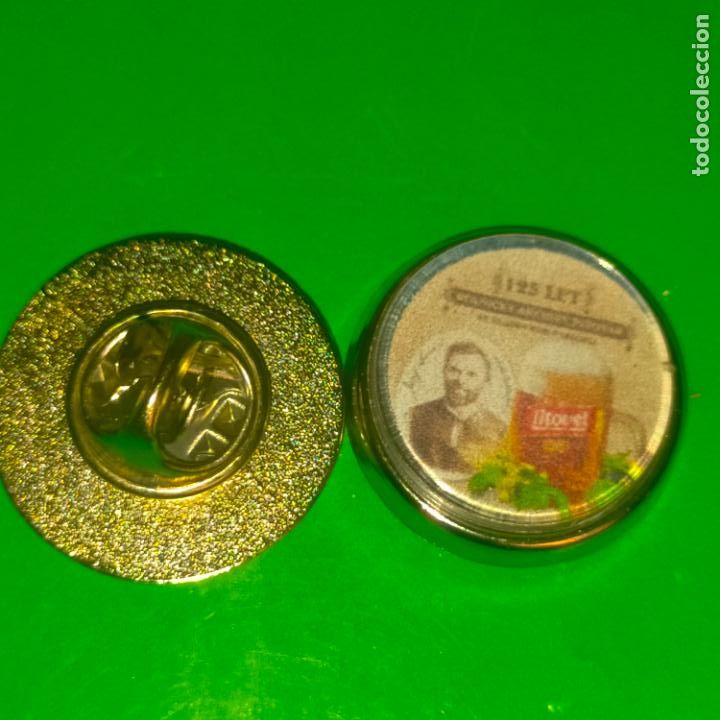 Collection pins: pin redondo metal - CERVEZAS DEL MUNDO - BEBIDAS Y CERVEZAS ESPA&Ntilde;OLA O INTERNACIONAL . VER FOTO