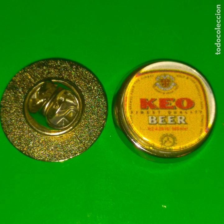 Collection pins: pin redondo metal - CERVEZAS DEL MUNDO - BEBIDAS Y CERVEZAS ESPA&Ntilde;OLA O INTERNACIONAL . VER FOTO