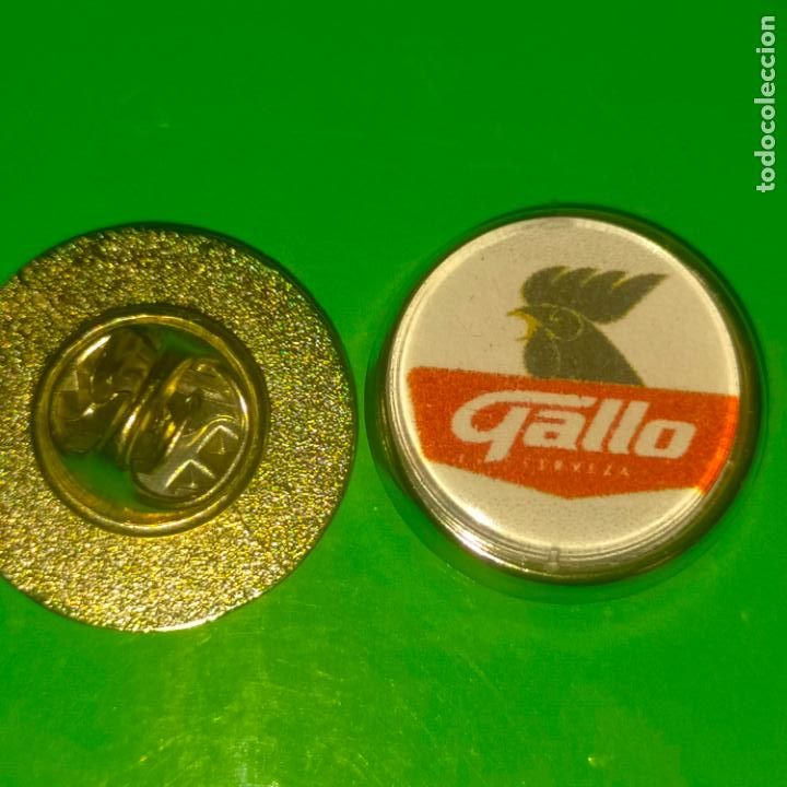 Collection pins: pin redondo metal - CERVEZAS DEL MUNDO - BEBIDAS Y CERVEZAS ESPA&Ntilde;OLA O INTERNACIONAL . VER FOTO