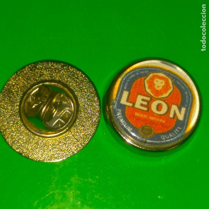 Collection pins: pin redondo metal - CERVEZAS DEL MUNDO - BEBIDAS Y CERVEZAS ESPA&Ntilde;OLA O INTERNACIONAL . VER FOTO