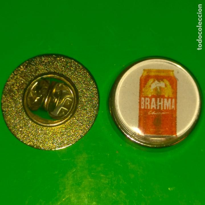 Collection pins: pin redondo metal - CERVEZAS DEL MUNDO - BEBIDAS Y CERVEZAS ESPA&Ntilde;OLA O INTERNACIONAL . VER FOTO
