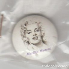 Pins de colección: PIN CHAPA DE AGUJA MARILYN MONROE - DIAMETRO 2,5. Lote 400898514