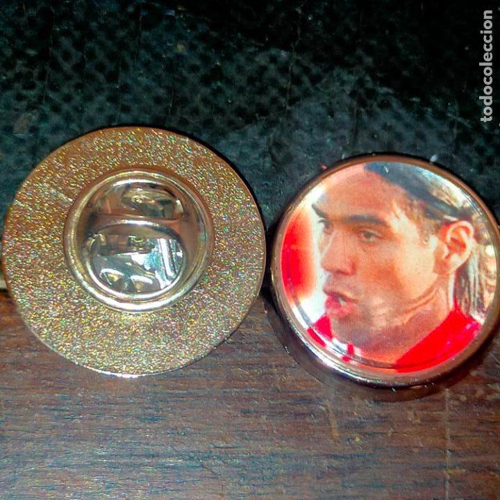 Pins de cole&ccedil;&atilde;o: PIN REDONDO METAL - FUTBOL CLUB JUGADOR EQUIPO - ATLETICO DE MADRID