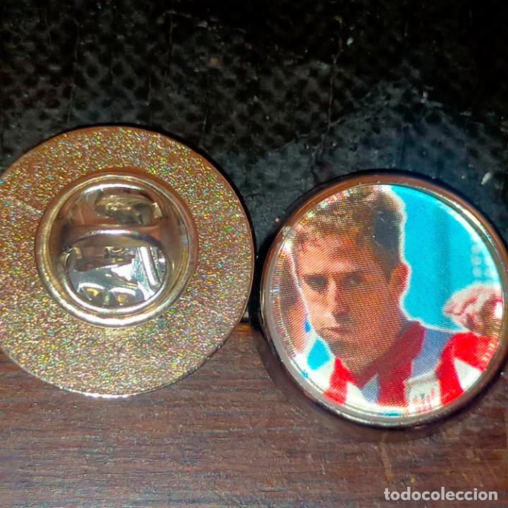 Pins de cole&ccedil;&atilde;o: PIN REDONDO METAL - FUTBOL CLUB JUGADOR EQUIPO - ATLETICO DE MADRID