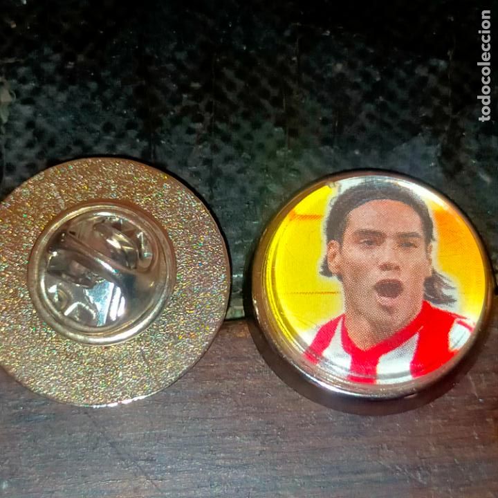 Pins de cole&ccedil;&atilde;o: PIN REDONDO METAL - FUTBOL CLUB JUGADOR EQUIPO - ATLETICO DE MADRID