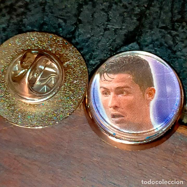 Pins de cole&ccedil;&atilde;o: PIN REDONDO METAL - FUTBOL CLUB JUGADOR EQUIPO - f&uacute;tbol real Madrid