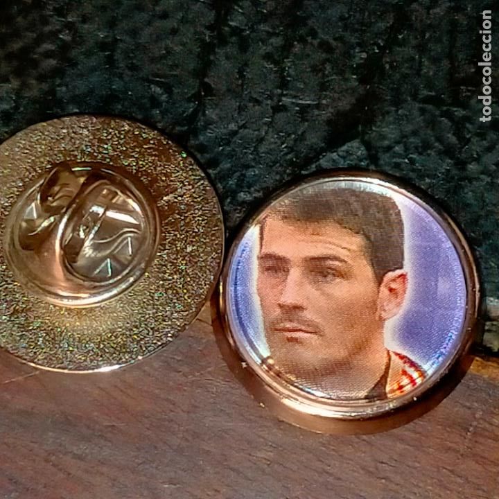 Pins de cole&ccedil;&atilde;o: PIN REDONDO METAL - FUTBOL CLUB JUGADOR EQUIPO - f&uacute;tbol real Madrid
