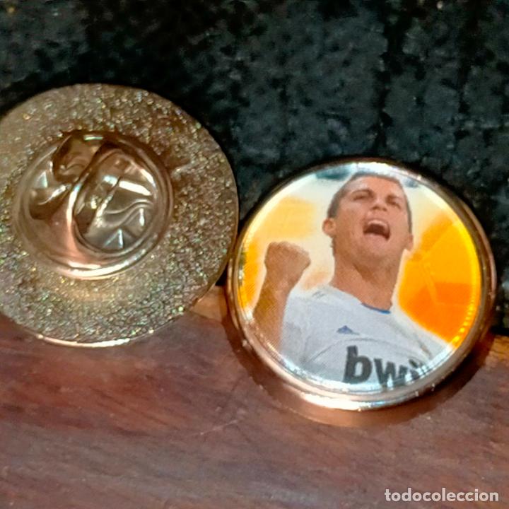 Sammlung von Pins: PIN REDONDO METAL - FUTBOL CLUB JUGADOR EQUIPO - f&uacute;tbol real Madrid