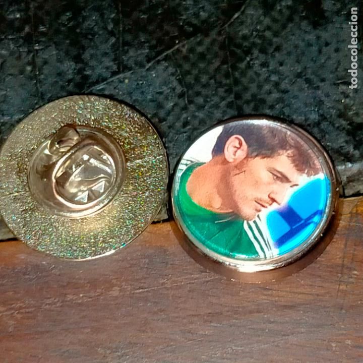 Pins de cole&ccedil;&atilde;o: PIN REDONDO METAL - FUTBOL CLUB JUGADOR EQUIPO - f&uacute;tbol real Madrid