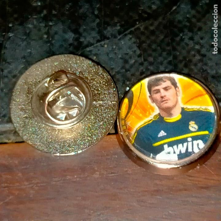 Pins de cole&ccedil;&atilde;o: PIN REDONDO METAL - FUTBOL CLUB JUGADOR EQUIPO - f&uacute;tbol real Madrid