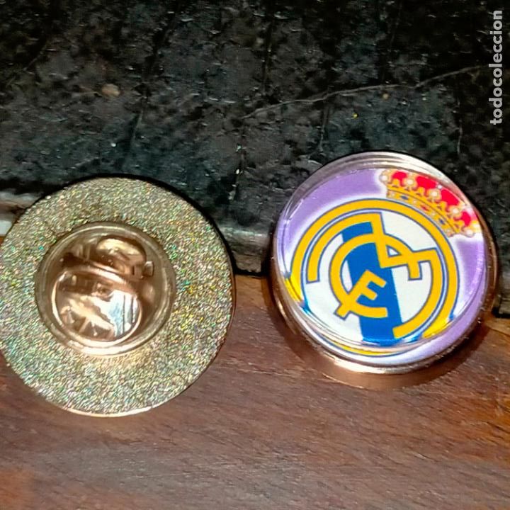 Pins de cole&ccedil;&atilde;o: PIN REDONDO METAL - FUTBOL CLUB JUGADOR EQUIPO - f&uacute;tbol real Madrid