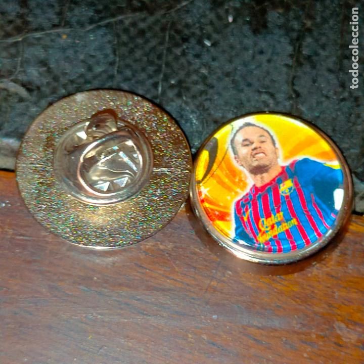Pins de cole&ccedil;&atilde;o: PIN REDONDO METAL - FUTBOL CLUB JUGADOR EQUIPO - f&uacute;tbol club Barcelona