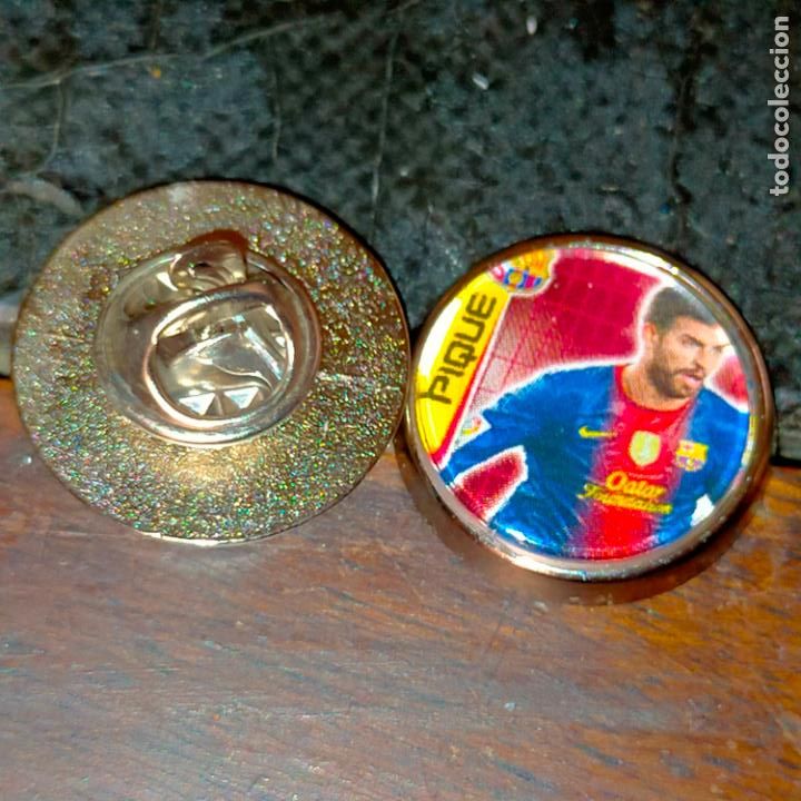 Pins de cole&ccedil;&atilde;o: PIN REDONDO METAL - FUTBOL CLUB JUGADOR EQUIPO - f&uacute;tbol club Barcelona