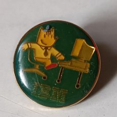 Pins de colección: PIN DE COBI Y ORDENADOR IBM BARCELONA 92. Lote 401062719