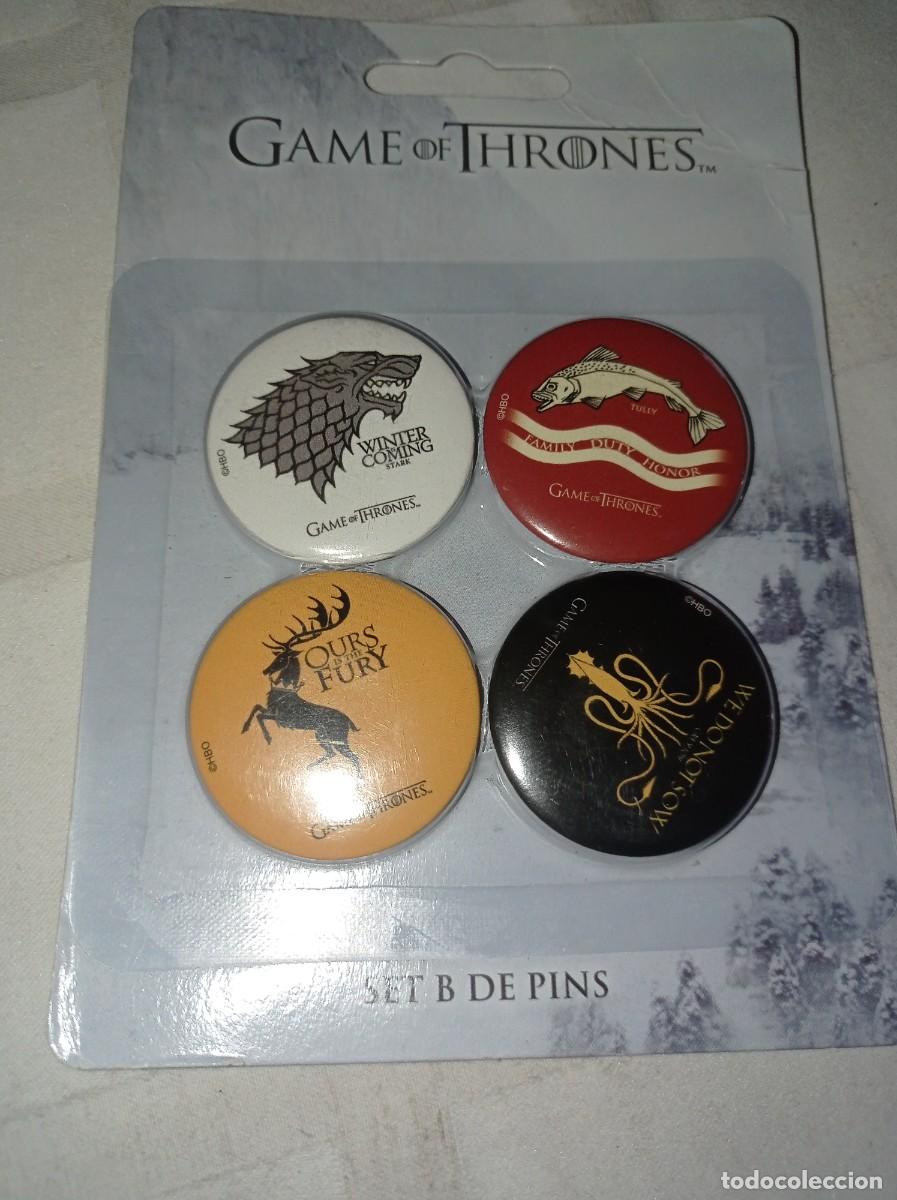 Pins de colecci&oacute;n: SET B DE PINS GAME OF THRONES REF. UR MES