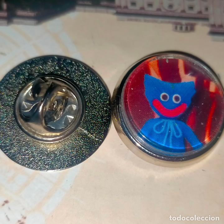 Pins de cole&ccedil;&atilde;o: pin redondo metal - Huggy Wuggys PERSONAJES DE POPPY , MONSTRUOS DIBUJOS ANIMADOS .