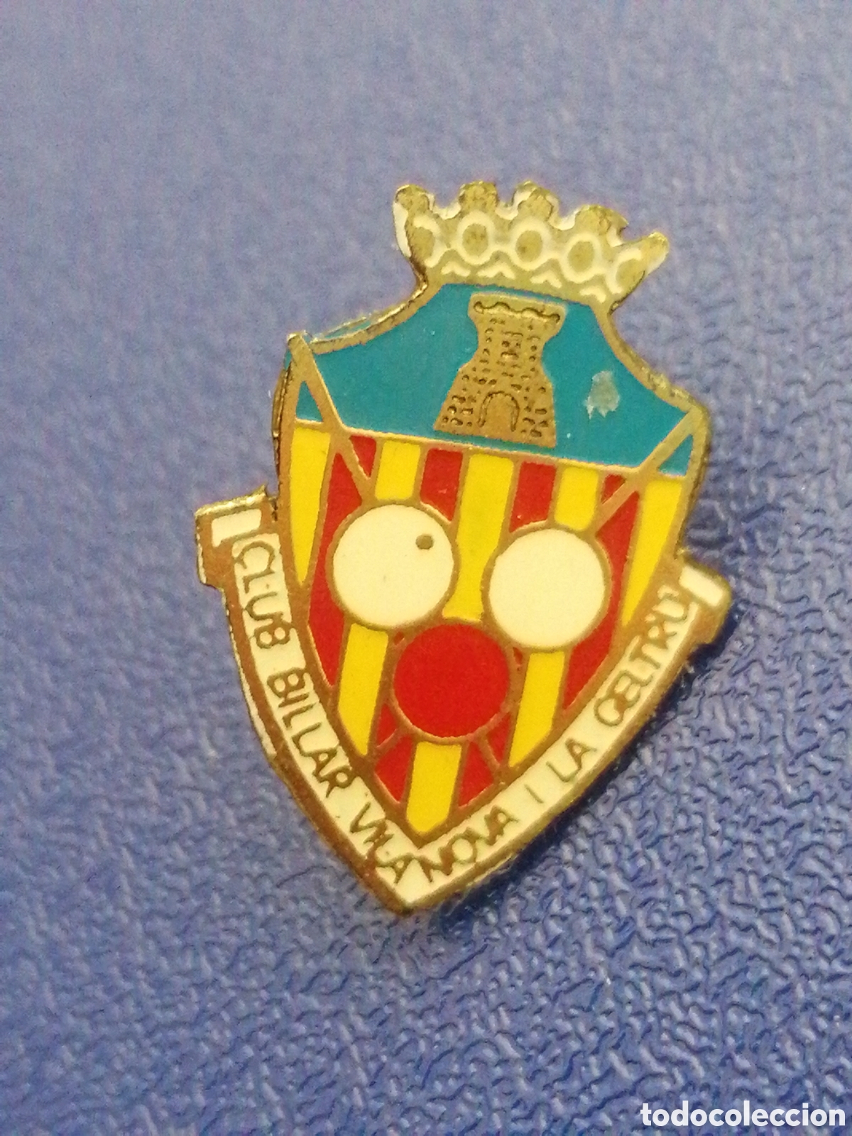 Pin's de collection: PIN Club Billar Vilanova i la Geltr&uacute; antiguo