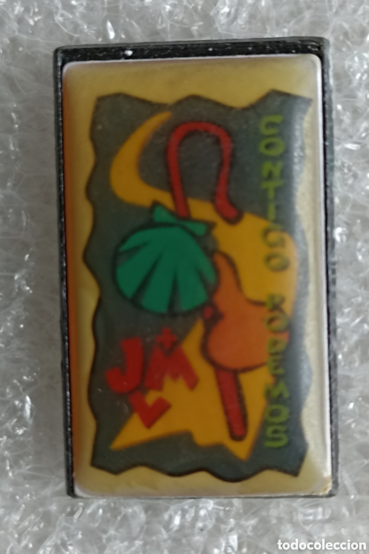 Collection pins: PIN CAMINO DE SANTIAGO, JUVENTUD MARIANISTA, ANTIGUA