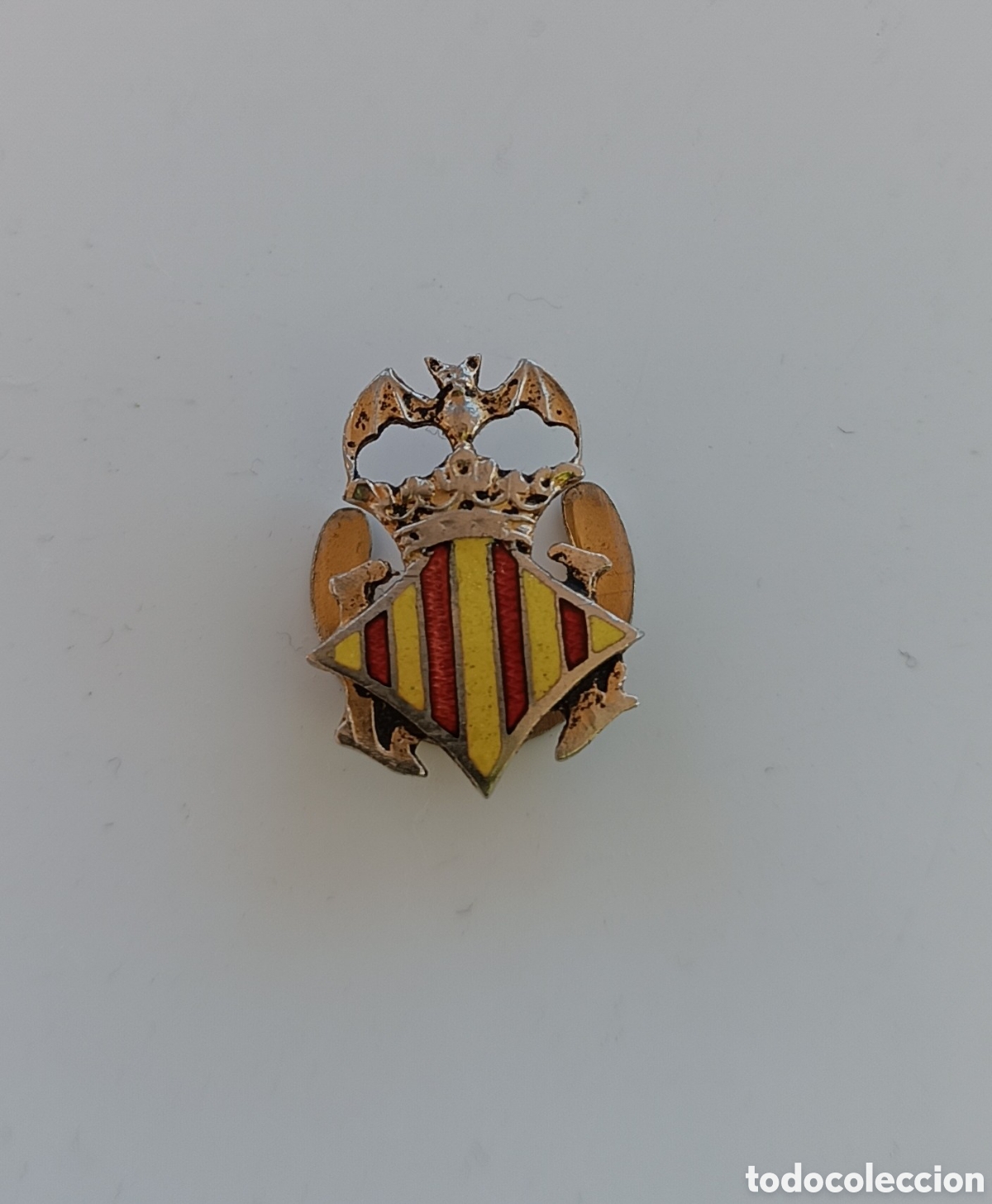 Pins de colecci&oacute;n: Antigua INSIGNIA solapa/ojal/pin escudo de la Ciudad de VALENCIA.