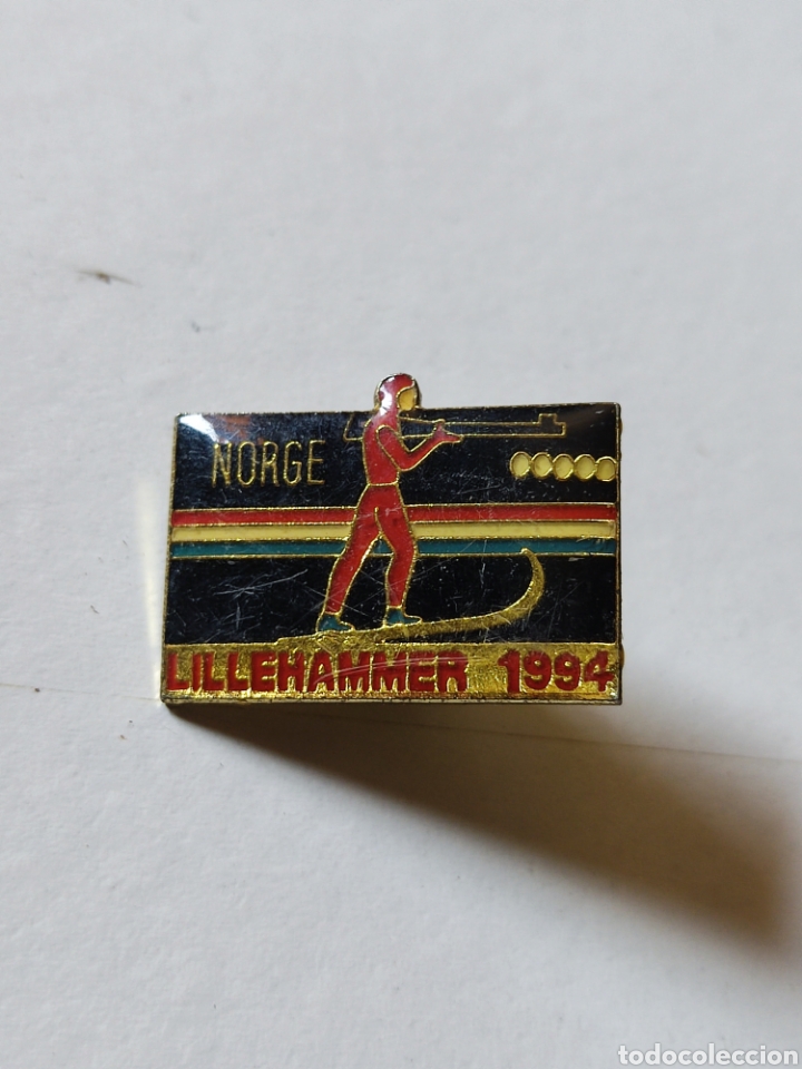 Pins de colecci&oacute;n: Pin norge 1994 tiro con esqui