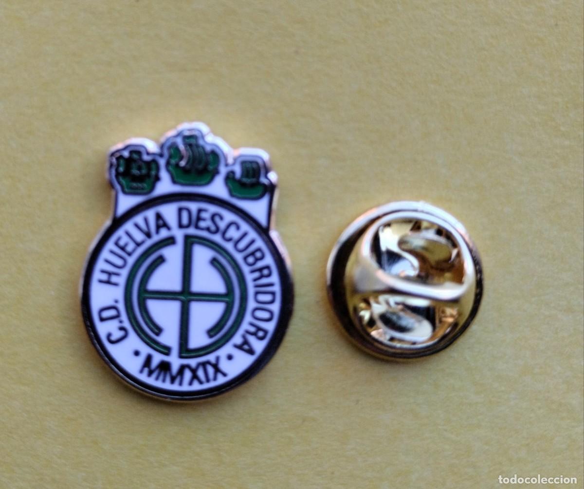 Pins de colecci&oacute;n: PIN FUTBOL - ESMALTADO - CLUB DEPORTIVO HUELVA DESCUBRIDORA - HUELVA
