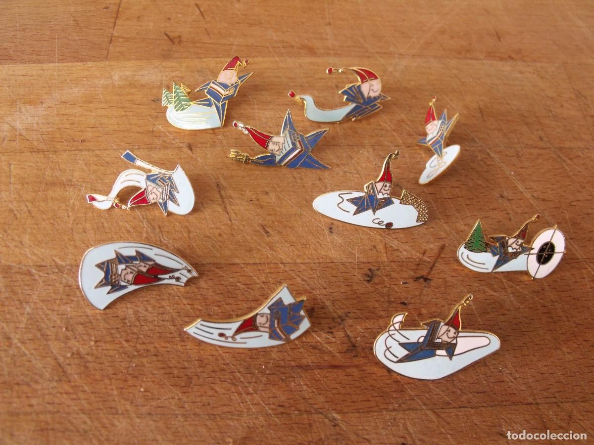 Pins de colecci&oacute;n: 11 pins COJO-1991-lote 543