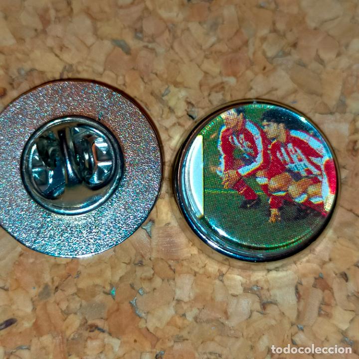 Sammlung von Pins: PIN REDONDO METAL - FUTBOL CLUB jugador equipo f&uacute;tbol alineaci&oacute;n club Atl&eacute;tico de Madrid
