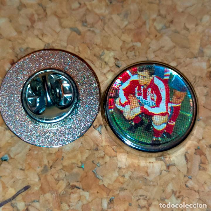 Pins de colecci&oacute;n: PIN REDONDO METAL - FUTBOL CLUB jugador equipo f&uacute;tbol alineaci&oacute;n club Atl&eacute;tico de Madrid