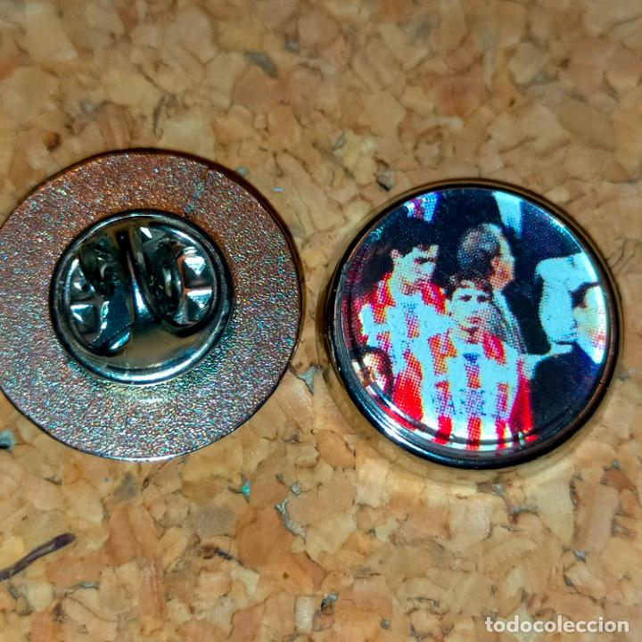 Pins de colecci&oacute;n: PIN REDONDO METAL - FUTBOL CLUB jugador equipo f&uacute;tbol alineaci&oacute;n club Atl&eacute;tico de Madrid