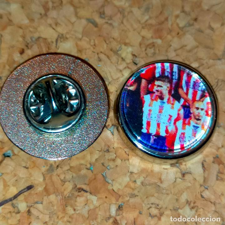 Pins de colecci&oacute;n: PIN REDONDO METAL - FUTBOL CLUB jugador equipo f&uacute;tbol alineaci&oacute;n club Atl&eacute;tico de Madrid