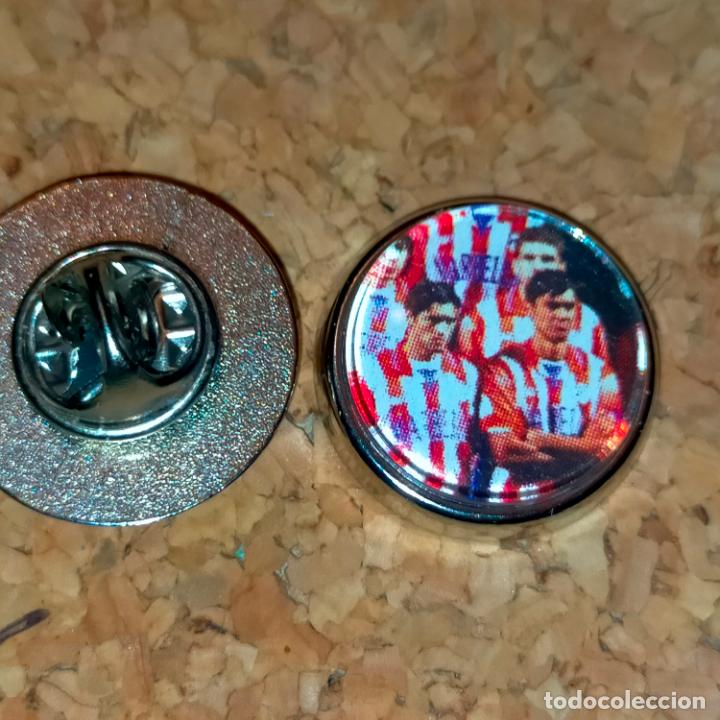 Pins de colecci&oacute;n: PIN REDONDO METAL - FUTBOL CLUB jugador equipo f&uacute;tbol alineaci&oacute;n club Atl&eacute;tico de Madrid