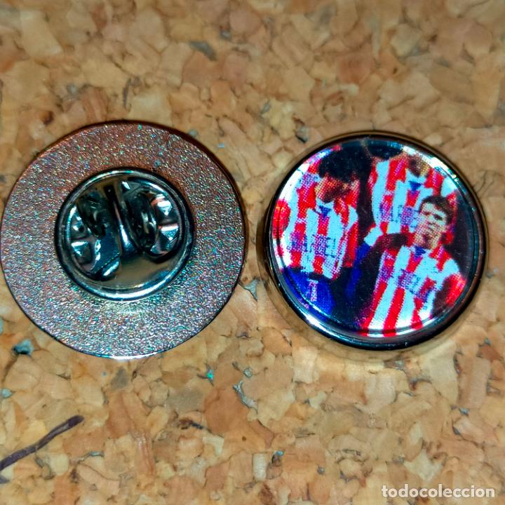 Pins de cole&ccedil;&atilde;o: PIN REDONDO METAL - FUTBOL CLUB jugador equipo f&uacute;tbol alineaci&oacute;n club Atl&eacute;tico de Madrid