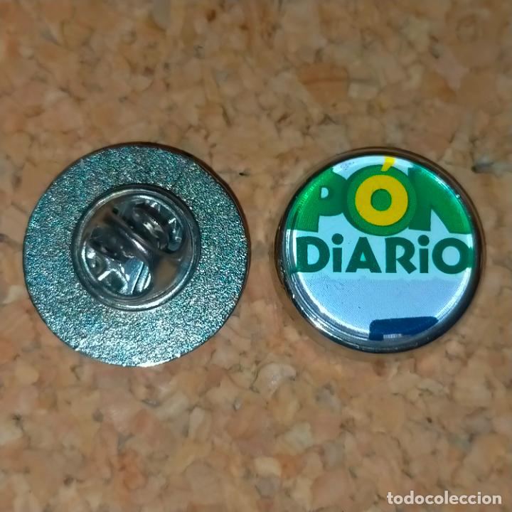 Collection pins: pin redondo metal - cup&oacute;n de la ONCE O.N.C.E