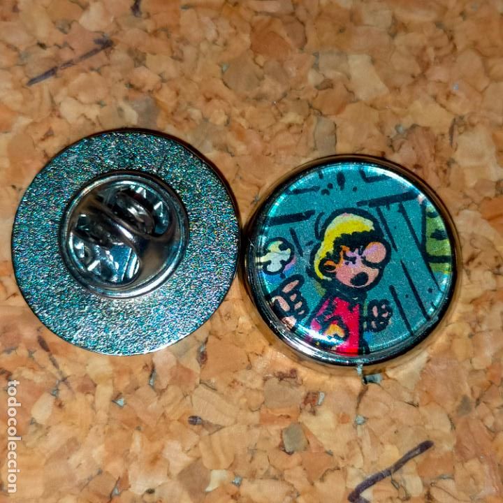 Sammlung von Pins: pin redondo metal - COMIC SUPER HUMOR ,,, MAFF Y OSSO