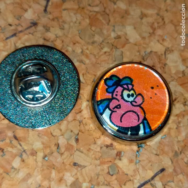 Collection pins: pin redondo metal - COMIC SUPER HUMOR ,,, MAFF Y OSSO