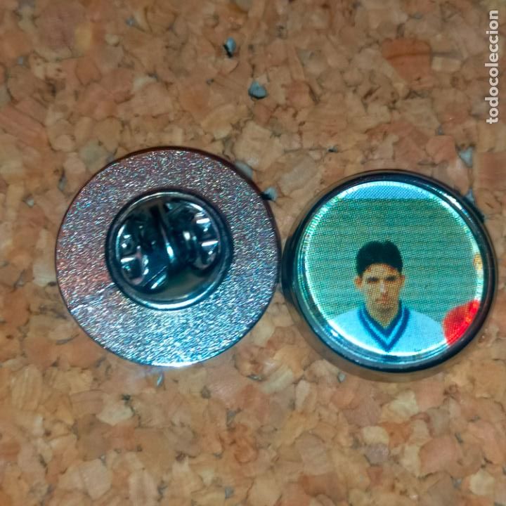 Pins de cole&ccedil;&atilde;o: pin redondo metal - f&uacute;tbol equipo jugador Tenerife.