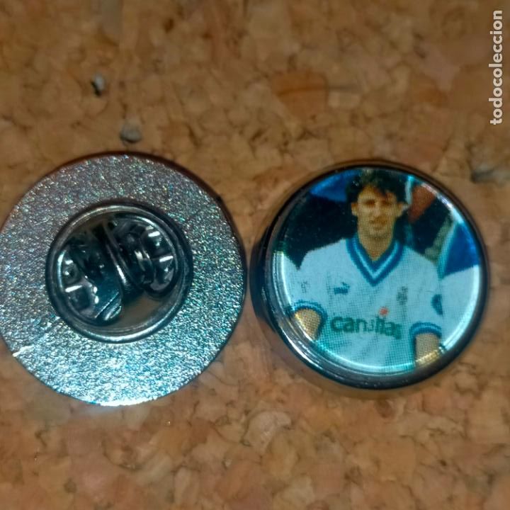 Pins de cole&ccedil;&atilde;o: pin redondo metal - f&uacute;tbol equipo jugador Tenerife.