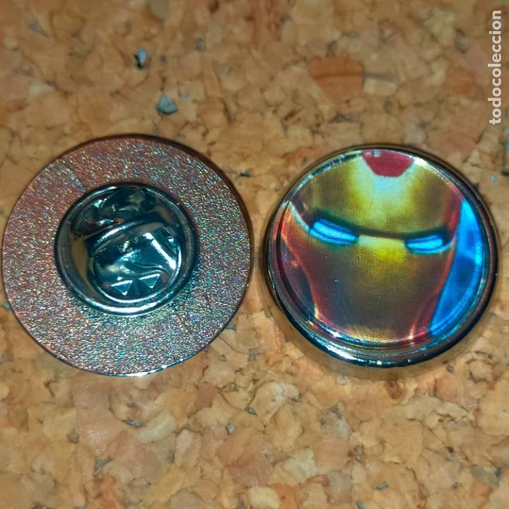 Pin's de collection: pin redondo metal - serie avcngers endgame tit&aacute;n series superh&eacute;roes
