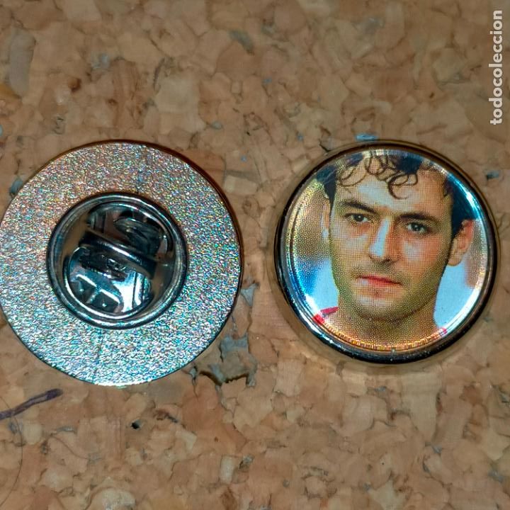 Collection pins: pin redondo metal - f&uacute;tbol equipo club jugador atl&eacute;tico de Madrid
