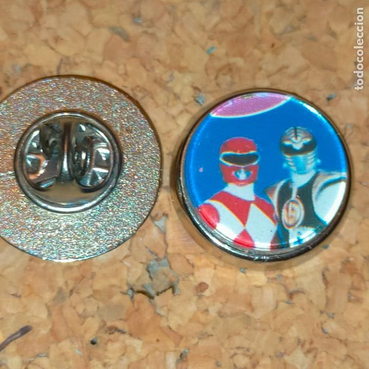 Pins de colecci&oacute;n: pin redondo metal - serie de television los dibujos animados the Power Rangers